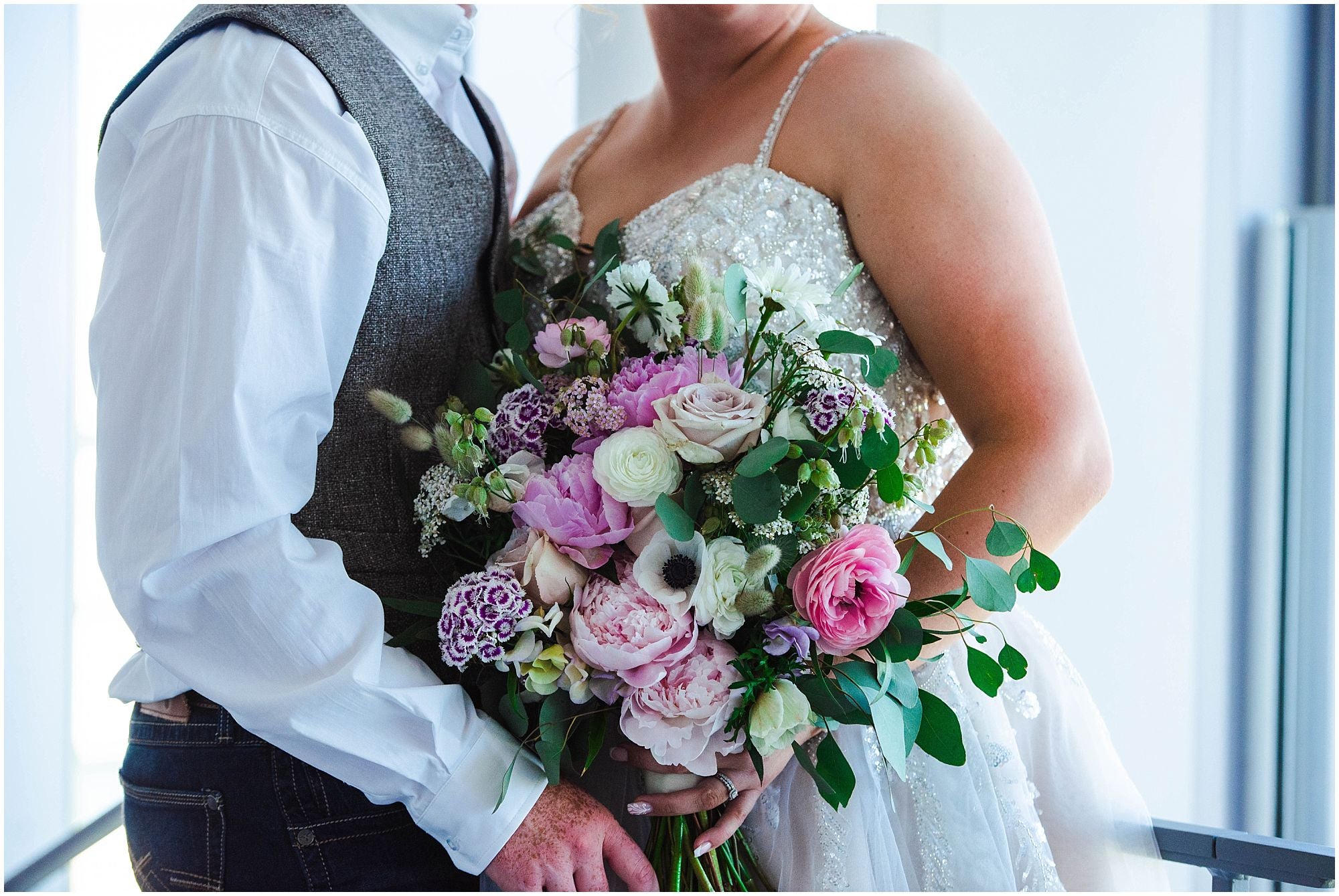 Lane & Jayden Married Lethbridge, AB Prairie Rose Florals